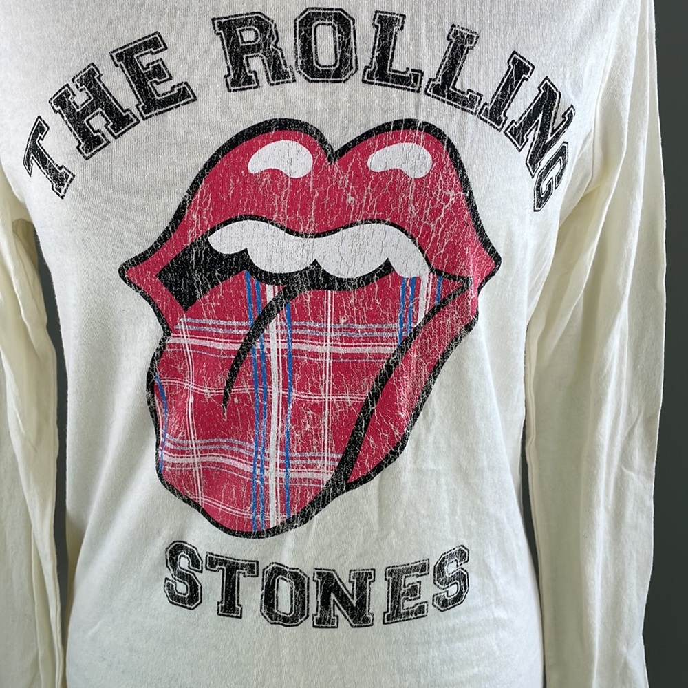 Rolling Stones vintage look long sleeve EUC Size XS - Picture 2 of 7